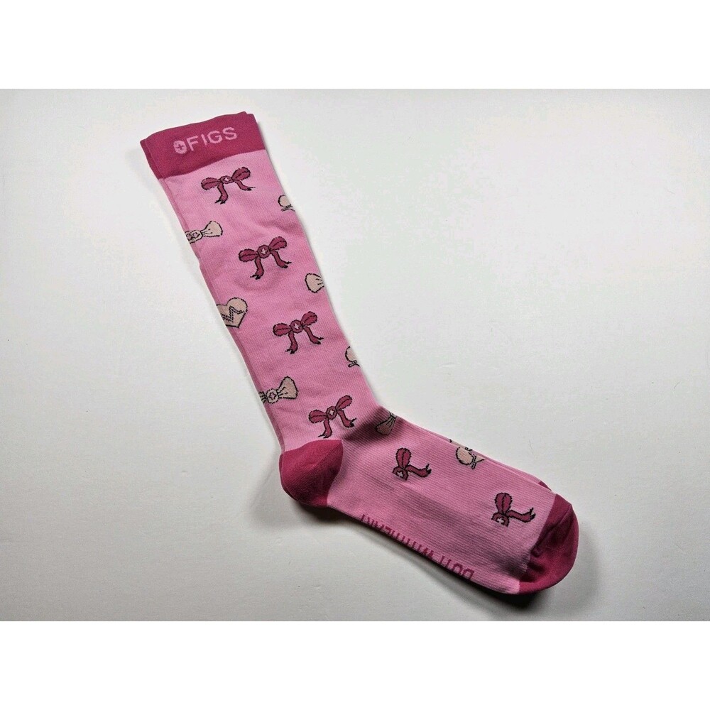 FIGS Compression Do It With Heart Nurse Medical Socks Size L